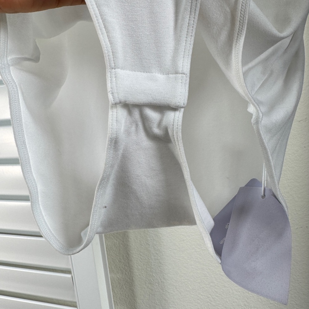 Mangopop Bodysuits. Bundle of 2. 1 NWT & 1 NWOT.  Black and White Bodysuits - Picture 7 of 9